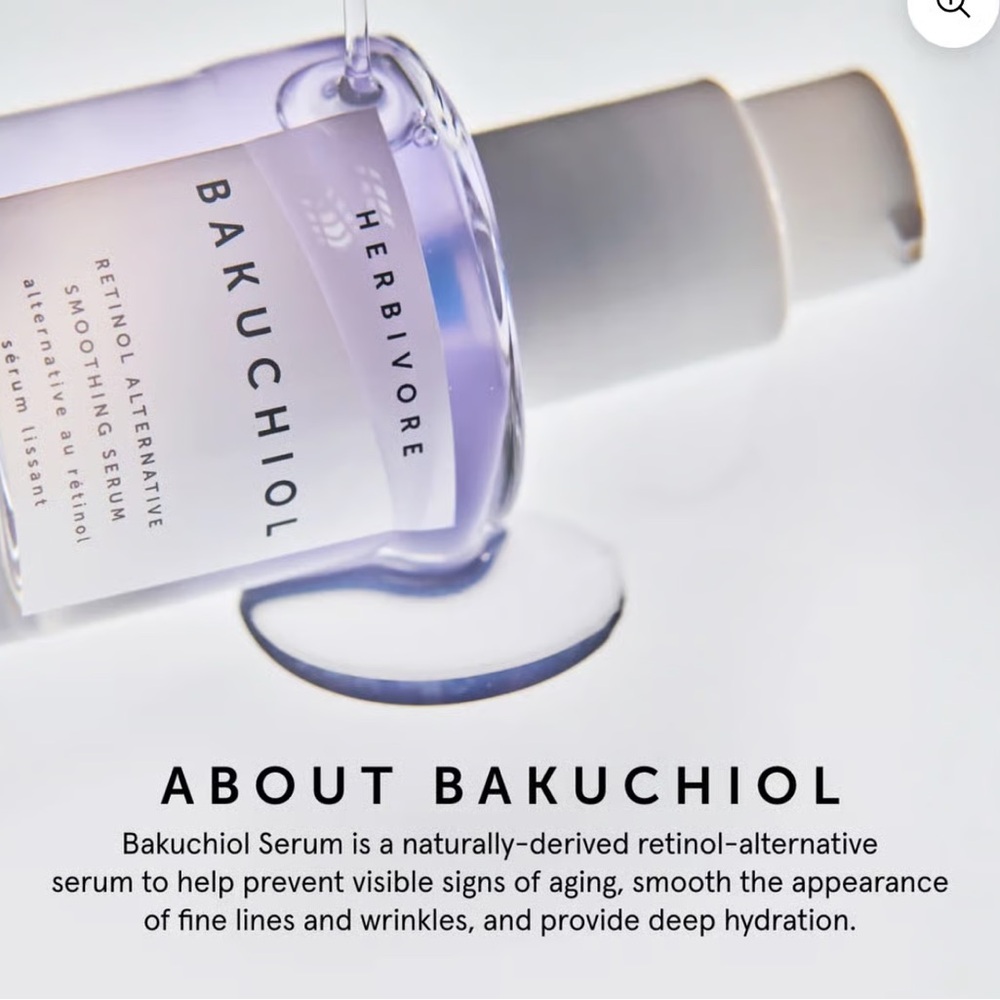 Herbivore Bakuchiol Smoothing Serum - Retinol Alternative - Picture 4 of 5